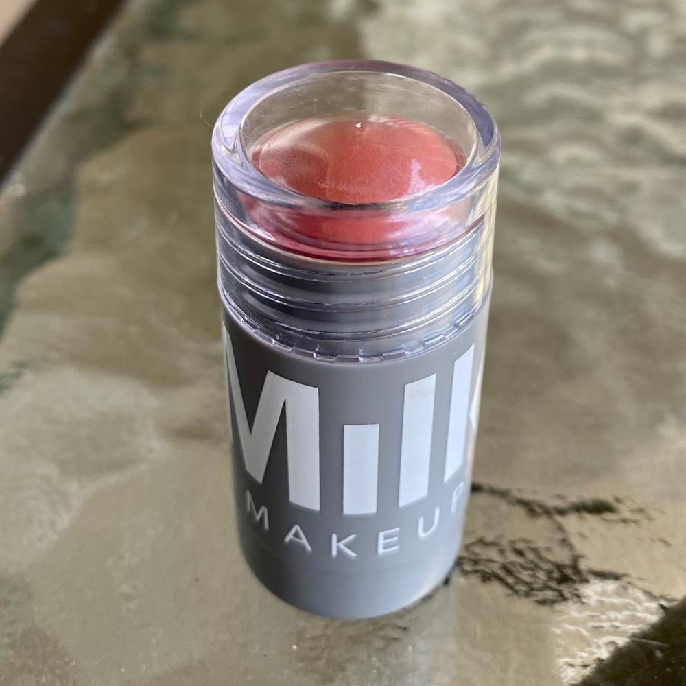 Multipurpose lip and cheek stain/blush/lipstick